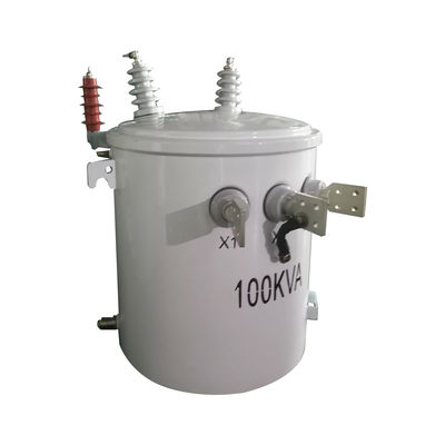 Beli 100Kva Single Phase Pole Mounted Oil Type Transformers 13,8Kv sampai 0,24Kv pembuatan online