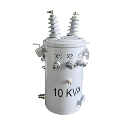 Beli 10Kva Single Phase Pole Mounted Distribution Transformer 12470V hingga 240V pembuatan online