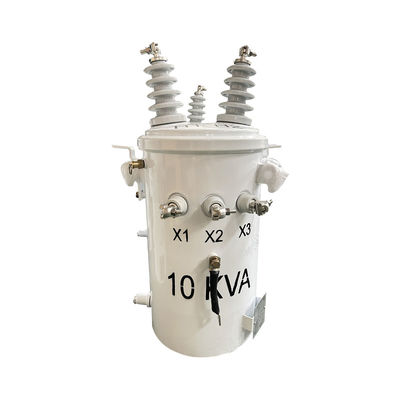 Beli 10kva Single Phase Pole Mounted Transformer Oil Diperendam Tipe 4160V hingga 240V pembuatan online
