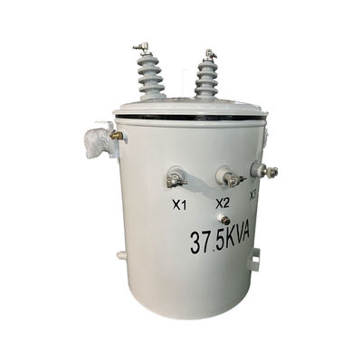 Beli 37.5kva Single Phase Pole Mount Transformer Minyak Merendam Distribusi Listrik13.8kv hingga 240v pembuatan online