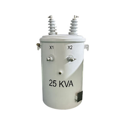 Beli 25kva Single Phase Pole Mounted Distribution Transformer Minyak Terendam 13.8KV Sampai 277V pembuatan online