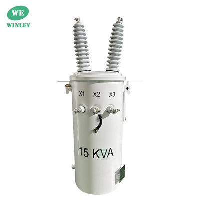Beli IEC Standar Single-Phase Pole Mounted Transformer 15KVA 24.94/0.24KV Sistem Distribusi Daya pembuatan online