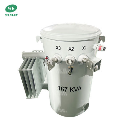 Beli CSP Tipe 167Kva Single Phase Pole Mounted Transformer Distribution 4160V Minyak Merendam ANSI IEEE CSA Standar 100Hz pembuatan online