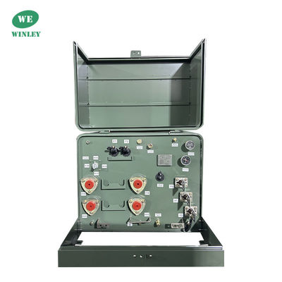 Beli Transformer yang dipasang pada pad fase tunggal Distribusi terendam minyak 25kva 12.47KV Outdoor Combined Box tipe pembuatan online