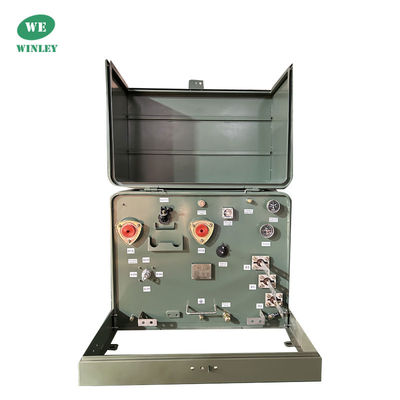 Beli 25 kVA Single-Phase Pad Mounted Distribution Transformer 12.47KV To 120V  Meets DOE 2016  CSA ANSI IEEE Standards pembuatan online