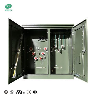 Beli 500Kva Tiga fase Pad dipasang Transformer Minyak Merendam Untuk Distribusi Listrik Residential 12.47KV dengan UL cUL terdaftar pembuatan online