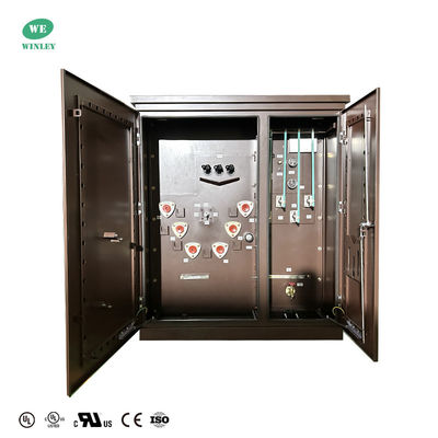 Beli UL Sertifikat 300kva Tiga fase Pad dipasang Transformer loop feed 12470V Untuk 208Y ANSI IEEE Standar pembuatan online