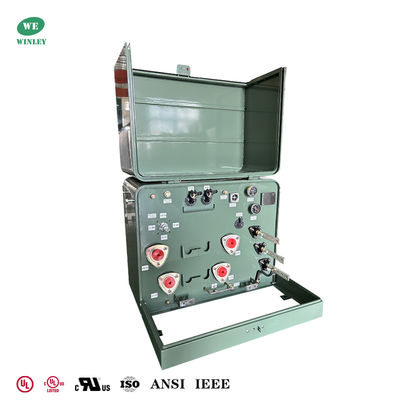 Beli Residential Pad mounted Transformer Single Phase 25Kva 6.6KV To 120V Dual Windings Electric Power Distribution Transformer UL Listed Price pembuatan online