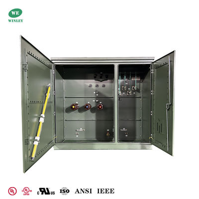 Beli UL Terdaftar 1500Kva Tiga Fase Pad Mounted Transformer 34.5KV Untuk 480Y/277V Power Distribution Transformer pembuatan online