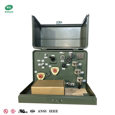 Beli Transformator yang dipasang pada pad fase tunggal 25kva 12.47kv hingga 120v Transformator distribusi yang diisi minyak pembuatan online