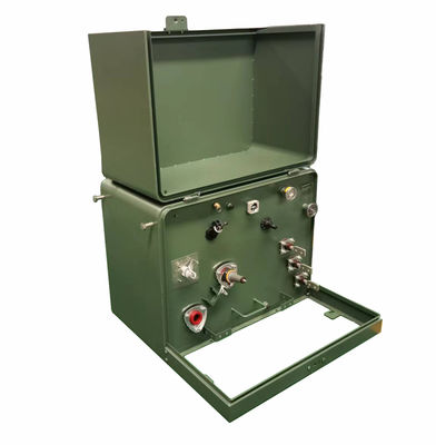 75KVA Single Phase Oil Type Transformer Pad Dipasang 19920V 34500V