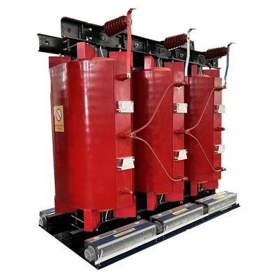 6500K Resin Cor Tipe Kering Transformator Tiga Fasa 33KV Hingga 0,9KV
