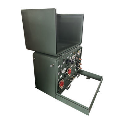100kVA Single Phase Oil Type Transformer Pad Dipasang 12.47KV 120V