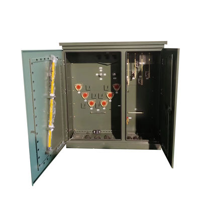 500 KVA Tiga Fase Minyak Merendam Tipe Pad Dipasang Transformer 13.2KV
