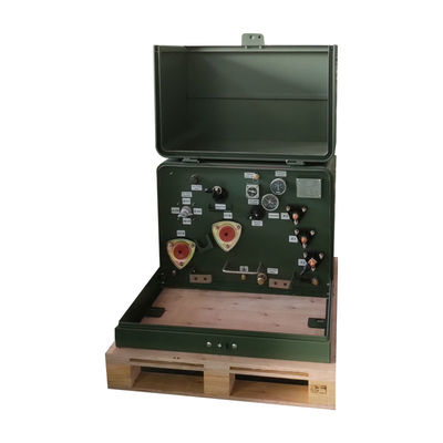 Tipe minyak 12470V 240V Tegangan sekunder Transformator tunggal fase pad dipasang 100kVA