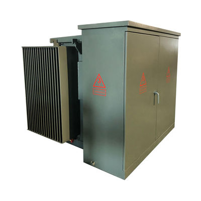 2500Kva Tiga Fase Pad Dipasang Transformer Langkah Turun 12470V Untuk 400V