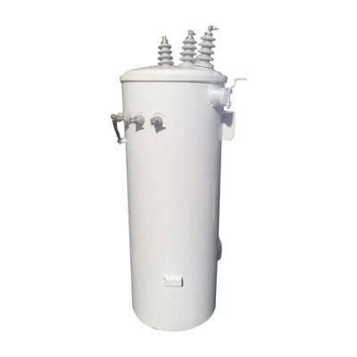 112.5Kva Tiga Phased Pole Mounted Overhead Distribution Transformer Minyak ditenggelamkan 13,8KV