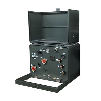 100Kva Single Phase Pad Dipasang Transformer Distribusi Minyak Menenggelamkan Meets DOE 2016
