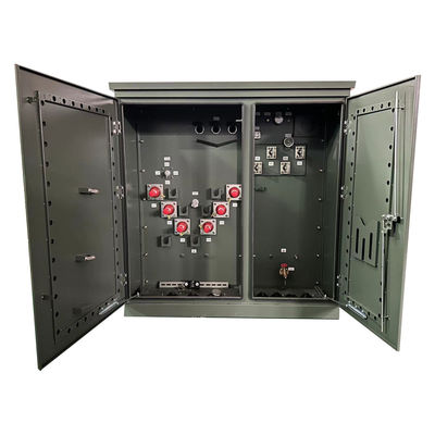 Minyak Transformer Listrik 75Kva Tiga Fase Pad Dipotong 13.2KV hingga 208V