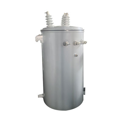 100Kva Distribusi Overhead Single Phase Pole Mounted Oil Type Distribution Transformer 34,5Kv