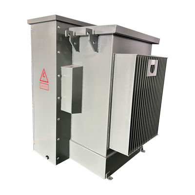 150 Kva Tiga-Fase Pad dipasang Transformator Listrik Radial Feed Step-Down 12470V ke 208V