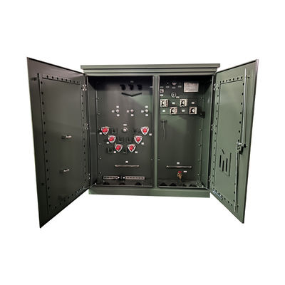 3 Phased Pad dipasang Transformer Distribusi 3750 Kva 13.2KV Dead Front Loop Feed