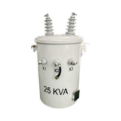 25kva Single Phase Liquid Dipenuhi Pole Dipasang Overhead Distribusi Transformer 12470v Untuk 480v