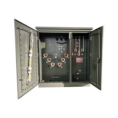 112.5kva Tiga Fase Pad Dipasang Transformer Transformer Listrik 12000V Untuk 208V Memenuhi Doe 2016 ANSI CSA Standar