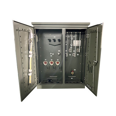150kva Tiga Fase Pad dipasang Transformer Radial Feed 12470V Untuk 208Y UL Sertifikasi