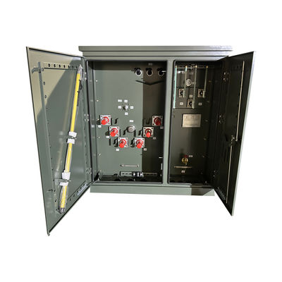 150kva Pad Mount Tiga-Fase Oil-Dimmered Distribution Transformer Daya 34500V Untuk 208V ANSI / IEEE C57