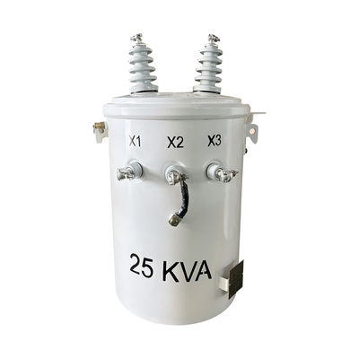 25KVA Single Phase Pole Mounted Transformer Distribution 4160V hingga 120V ANSI / IEEE C57