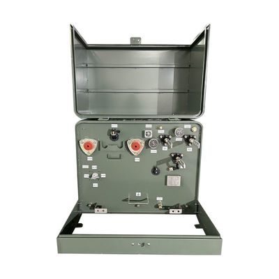 75kva 1 Phase Pad Mounted Electrical Transformer Oil Dipendam 12.4 KV hingga 120V aNSI IEEE