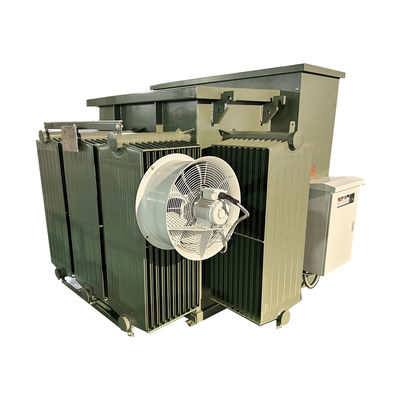 2500 Kva Tiga Fase Pad Dipasang Transformer Step-Down 12470v Untuk 480V UL Sertifikasi