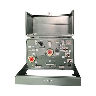25kva Single Phase Pad Mounted Power Transformer Loop Feed 4160V hingga 240V Disesuaikan