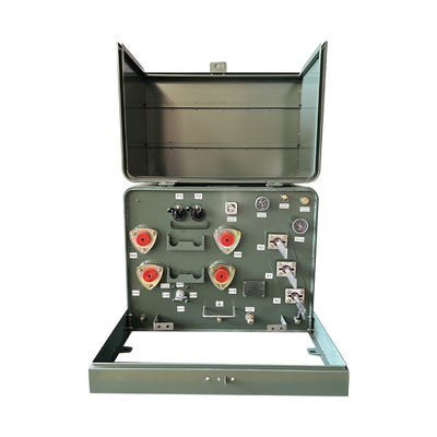 Transformator pembagian pemasangan pad tunggal fase perumahan 230V hingga 2400V