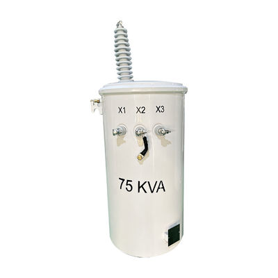 75 kva Single Phase Pole Mounted Transformer Standar IEEE/ANSI 12470V sampai 480V Power Pole Transformer
