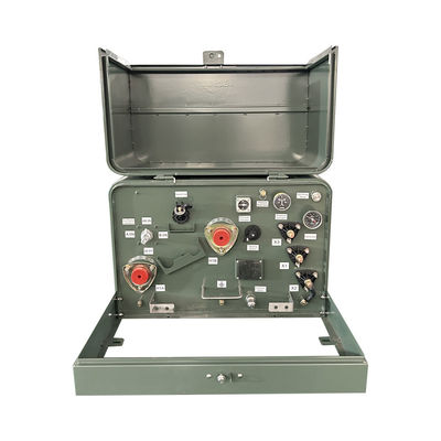 15 kva Single Phase Pad Mounted Transformer 304 SS Distribusi terendam minyak 13.2 KV hingga 240 V Disesuaikan