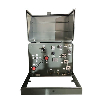 167 Kva Single Phase Pad Mounted Power Distribution Transformer Standar IEEE ANSI 34,5KV hingga 240/120V