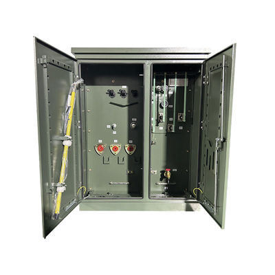 Transformer Pad Mounted 75 Kva Tiga Fase Step Down Transformer 12000V hingga 480Y UL Certified