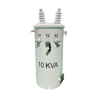 10 Kva Single Phase Pole Mounted Transformer Overhead Distribution 12.470KV Memenuhi DOE 2016 CSA Standar ANSI/IEEE