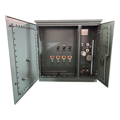 500 KVA Pad Mounted Zig Zag Grounding Transformer Cairan Diisi 4160V Memenuhi DOE 2016 CSA ANSI/IEEE Standar