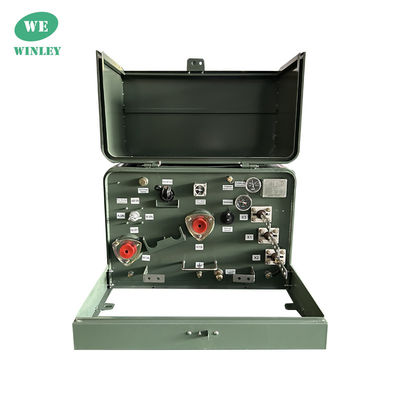 ANSI IEEE Standar 25kva Single Phase Pad Mounted Transformer 4160GrdY/2400 Disesuaikan untuk Perumahan