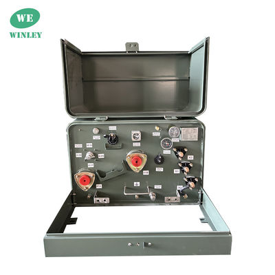 Transformator distribusi yang dipasang pada pad fase tunggal 50Kva 12.47KV hingga 240V 120V 304 stainless steel