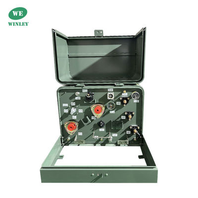25kva Single Phase Pad Mounted Transformer Distribution Oil Immersion Transformer 12470V sampai 240V ANSI IEEE 304SS Tangki