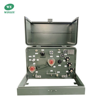 50kva Single Phase Pad Mounted Transformer Transformator distribusi terendam minyak 13800V ANSI / IEEE C57