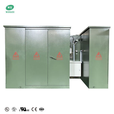5MVA BESS Transformer Aplikasi Tiga fase Pad dipasang Transformer Langkah Up 5000Kva 12000V Untuk 480Y/277