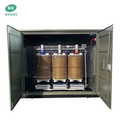 1000kva Tiga Fase tipe kering Tekanan vakum Transformer terimpregnasikan VPI Kelas H 13800V