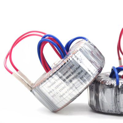 50VA Single Phase Audio Toroidal Isolasi Transformer 220VAC Ke 21VAC 50/60Hz