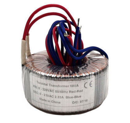 70VA Isolasi Elektronik Toroidal Auto Transformer 230VAC Ke 24VAC