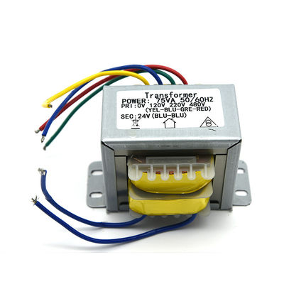 75VA Transformator Daya Fase Tunggal 120-220-480V Dua Kelas F Berliku